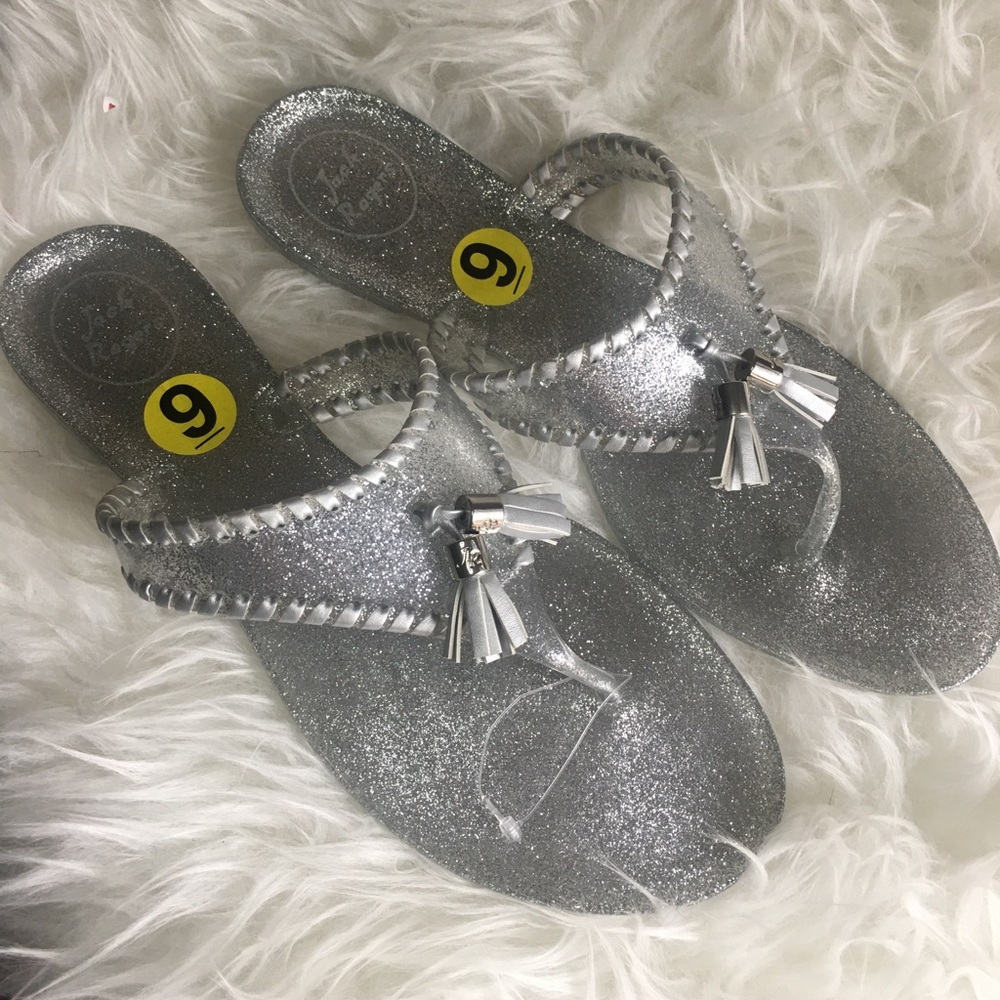 JACK ROGERS Alana Sparkle Jelly Size 9